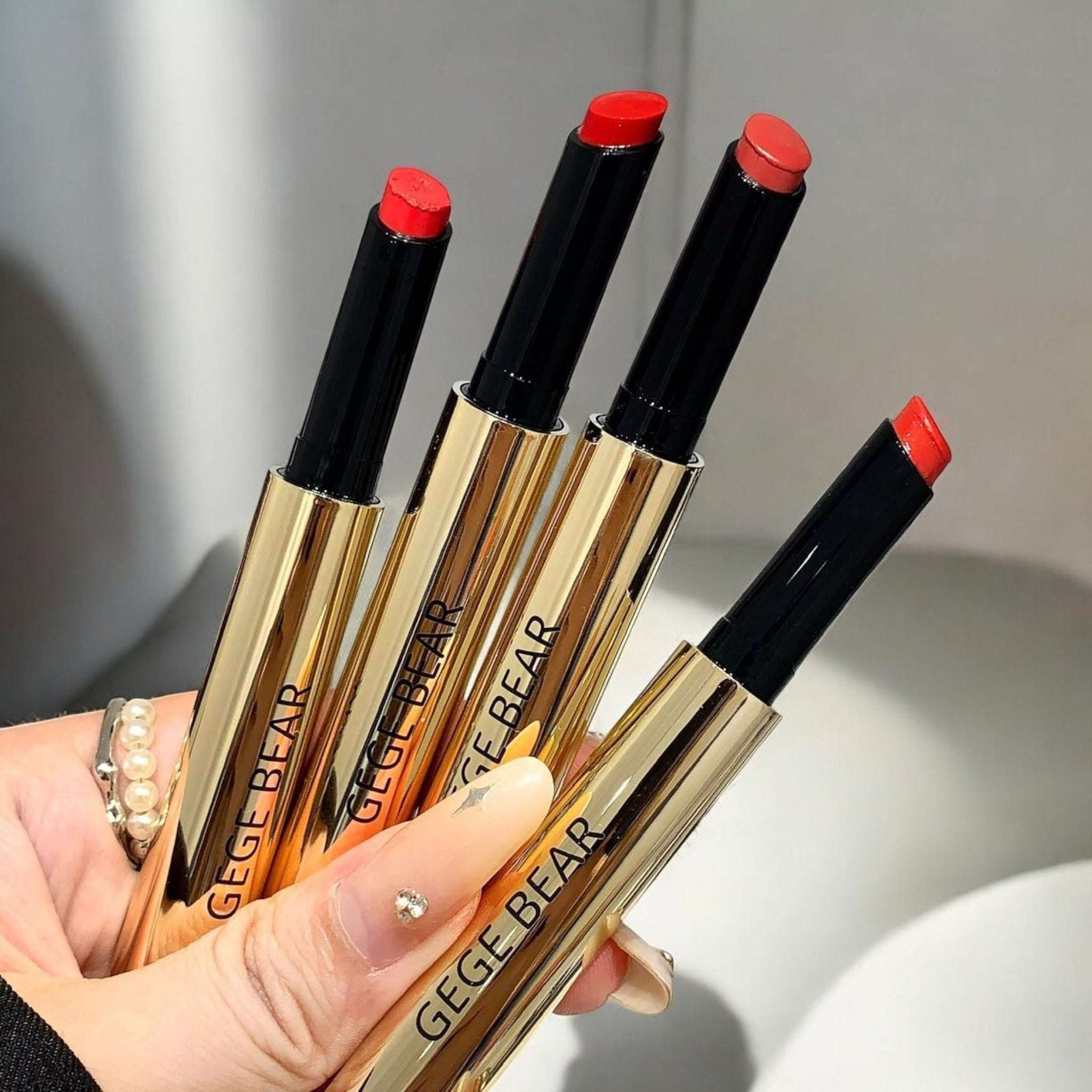 Gege Bear Push Button Lipsticks